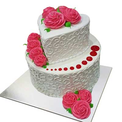 "Designer 2 step Pineapple Cake - 4kgs - Click here to View more details about this Product